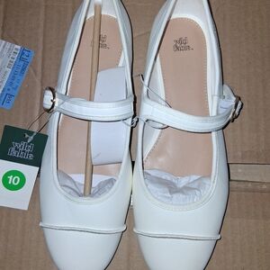 Wild Fable White Mary Jane Flats Ballet Cruise Summer Brand New Nwt Target